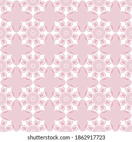 Tender ornament seamless pattern. Delicate background for design, fabric, paper, cover, packaging, home textile, wrapping, scrapbooking and wallpapers. Vector	