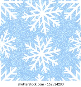El patrón de los copos de nieve de la licitación es transparente. Fondo de cristal de nieve 
