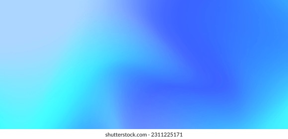 Tender and Soft Blue and White Gradient Background. Soft Brilliant Azure and Fluorescent Blue Color blend backdrop. Perfect for web design, webpages, banners, greeting cards, backgrounds, templates.