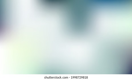Tender Soft Gradient Mesh Blue, Green Color Overlay Vector Background. Fluid Dreamy Magic Greenery Pearlescent Wallpaper. Defocused Green, Blue Sky Green Nature Vibrant Flicker Hologram Teal