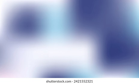 Tender Soft Gradient Mesh Blue, Purple Color Overlay Vector Background. Abstract Digital Magic Sky Sea Pearlescent Wallpaper. Defocused Purple, Blue Sky Sunset, Sunrise Vibrant Modern Hologram Teal