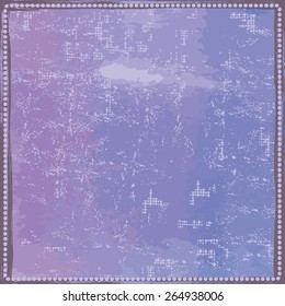 Tender  watercolor background in violet. All objects are conveniently grouped  and are easily editable.