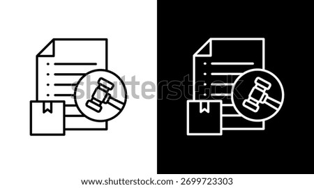 Tender White Icon Set Design
