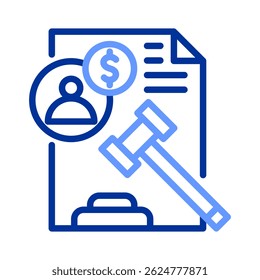 Tendering Icon Element For Design