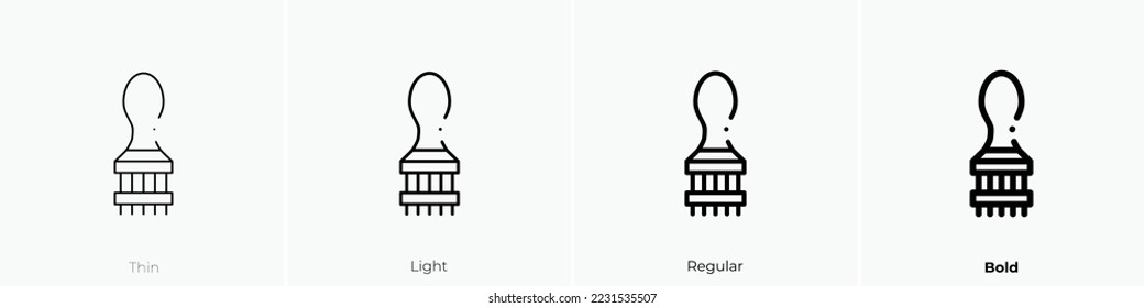 tenderizer icon. Thin, Light Regular And Bold style design isolated on white background