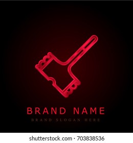 Tenderizer red chromium metallic logo