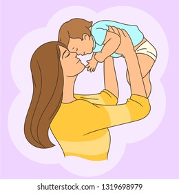 The tenderness of mother's love