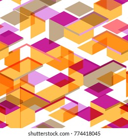 Tendy-Hintergründe, nahtloses Muster mit abstrakten Formen, geometrischer Stil der 80er Jahre. Retro-Kunst für Cover, Banner, Flyer und Poster.