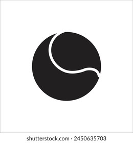 tenis ball vector icon line new template