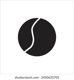 tenis ball vector icon line new template