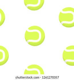 tenis ball vector pattern. Sport background design.