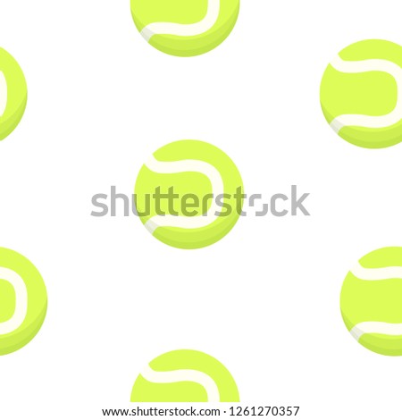 tenis ball vector pattern. Sport background design.
