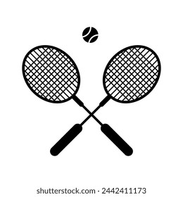 tenis vector icon simple flat illustration on white background..eps