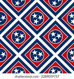 tennessee ceramic tile pattern design. vector illustration