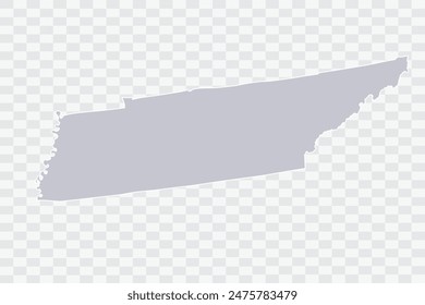 TENNESSEE Map TENNESSEE Map Cloud Color on White Background quality files Png