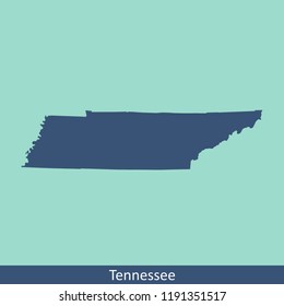 Tennessee map vector