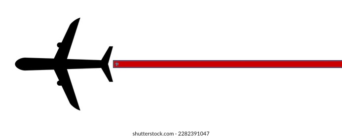 tennessee Flugzeug Symbol Vektorgrafik. einzeln auf weißem Hintergrund