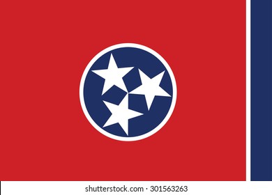 Tennessee State Flag Of America