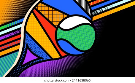 Tennis abstract background. sports concept