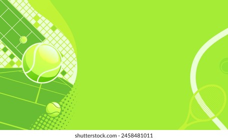 Tennis abstract background. sports concept