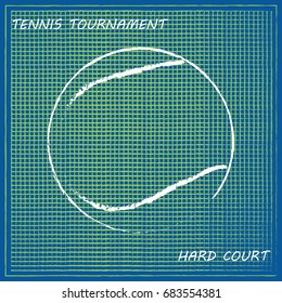 Tennis background, vector