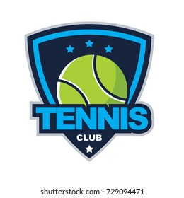 Tennis badge logo template