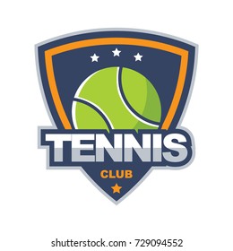 Tennis badge logo template