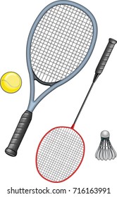 Tennis and badminton