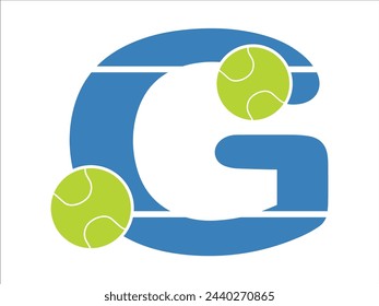 Tennis Ball Alphabet Letter G