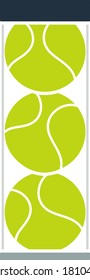 Tennis Ball Container Icon. Flat Color Design. Vector Illustration.