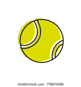 Tennis ball design