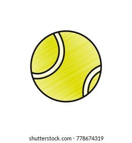 Tennis ball design