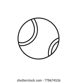 Tennis ball design