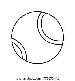 Tennis ball design