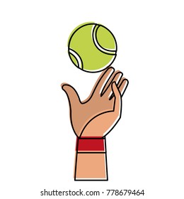 Tennis ball design