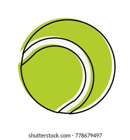 Tennis ball design