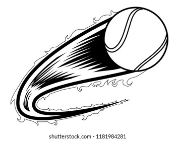 Balón de tenis con un icono de efecto. Diseño de ilustración de vector