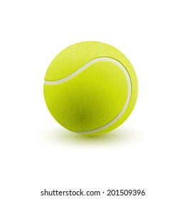 Tennis ball, eps10 vector