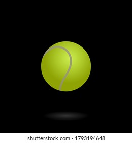 
tennis ball graphic vector illustration