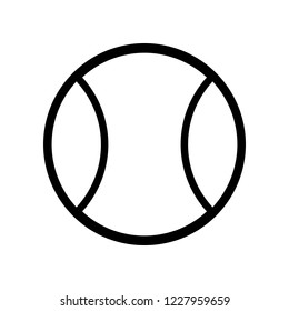 Tennis ball icon