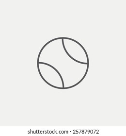 Tennis ball icon