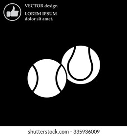 Tennis Ball Icon
