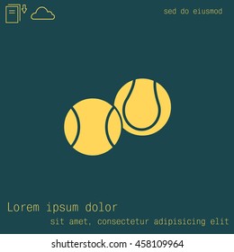 Tennis Ball Icon