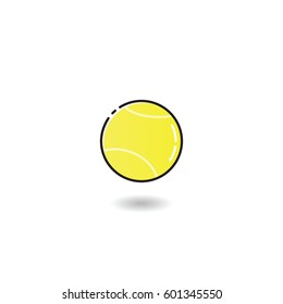 Tennis ball icon