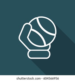 Tennis ball icon