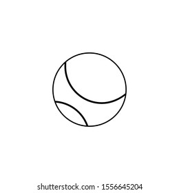 tennis ball icon design vector template