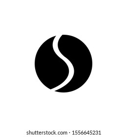 tennis ball icon design vector template