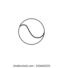 tennis ball icon design vector template