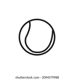 tennis ball icon design vector templates white on background