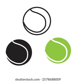 Tennis Ball icon design vector illustration with white background 